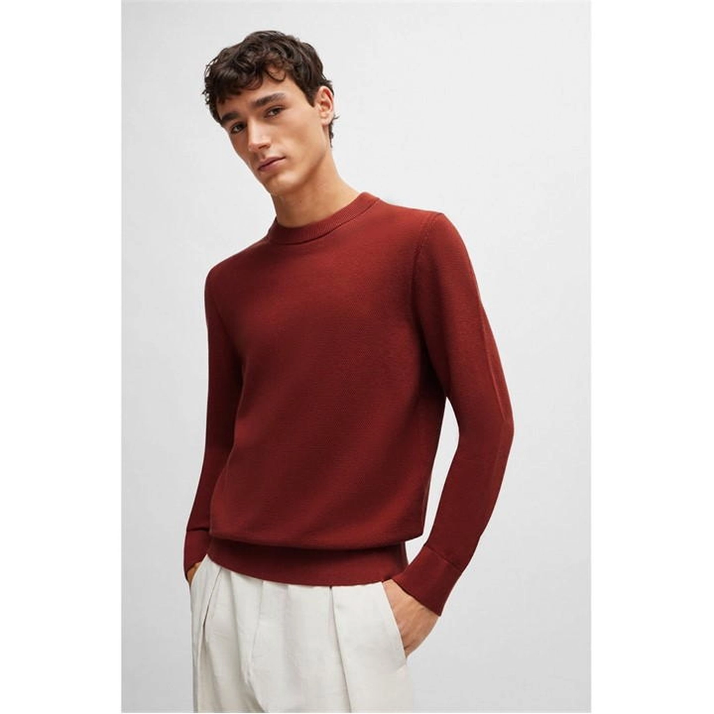 Hugo Boss Ecaio-P Crewneck Sweater - Brown